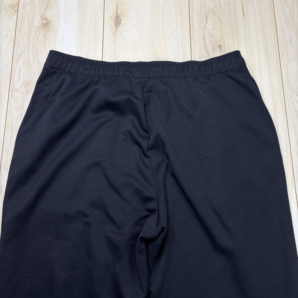 Polo By Ralph Lauren Mens Large Track Pants Big Pony Side Stripe Zip Ankle Black - Picture 11 of 13
